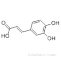Acide 2-propénoïque, 3- (3,4-dihydroxyphényl) CAS 331-39-5